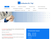 Tablet Screenshot of dr-toegl.at